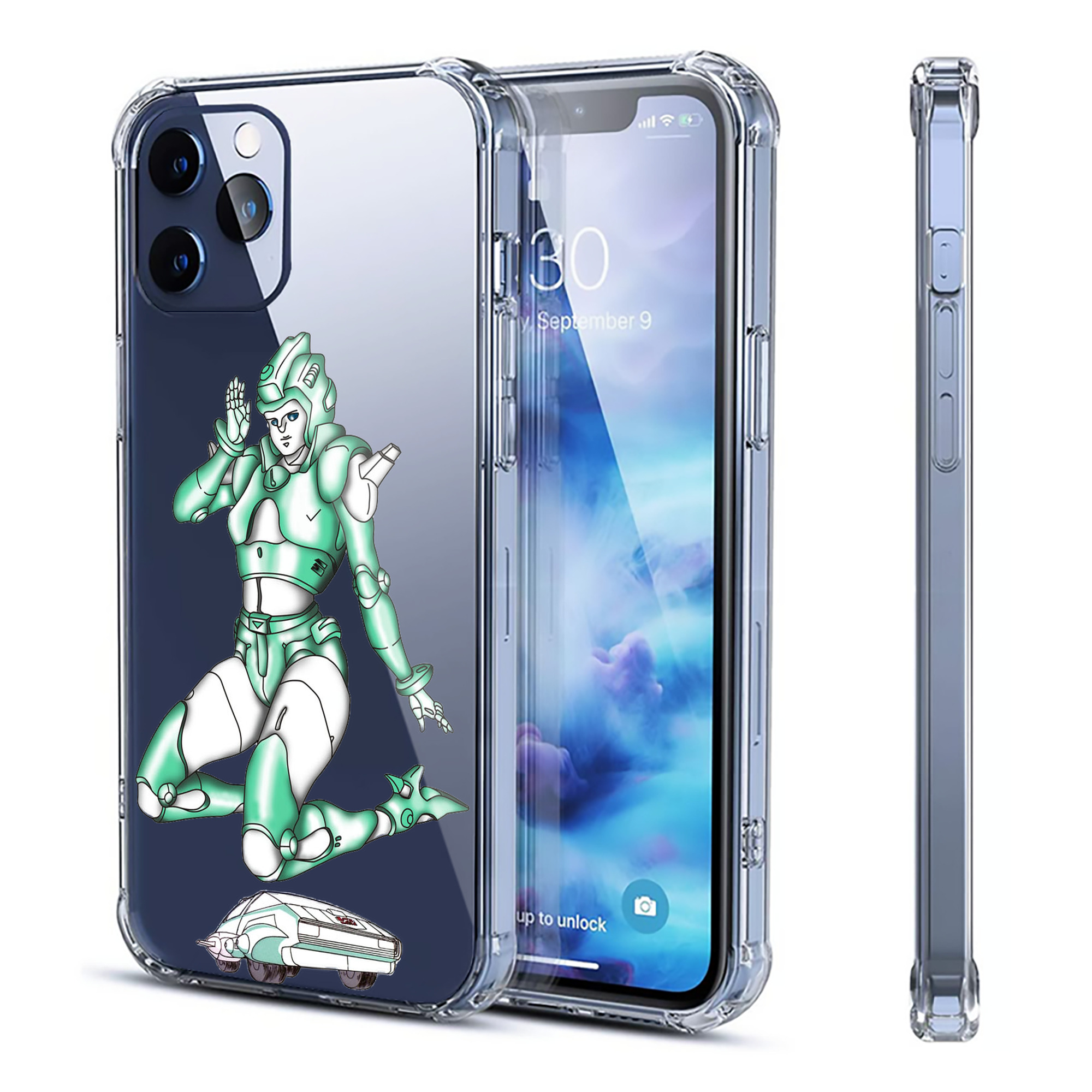 （画像用）  【iPhone 12シリーズ対応】透明スマホケース（クリアソフトケース）